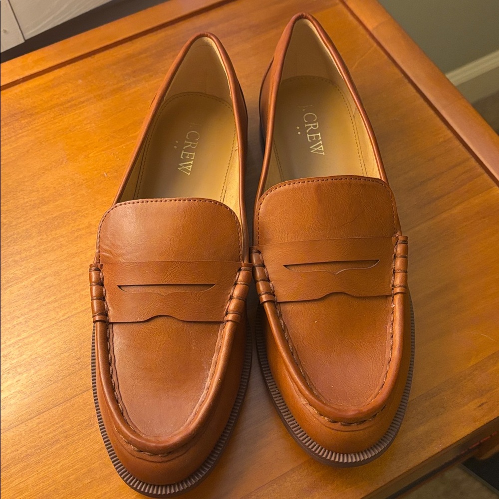 J. Crew Brown Leather Loafers